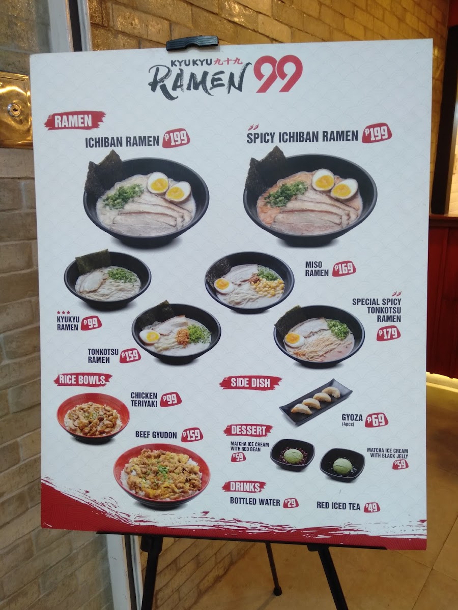 Kyukyu Ramen 99 - Starmall EDSA Photo Menu 7