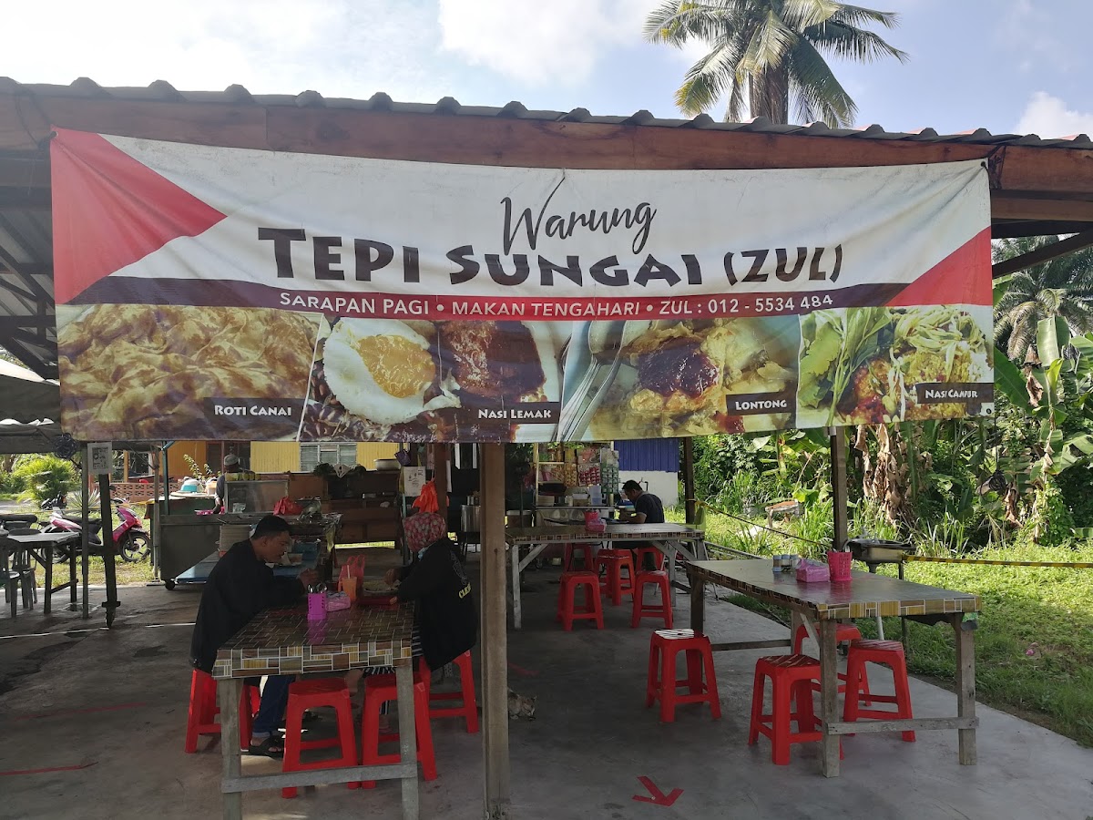 Roti Canai Zul Warung Tepi Sungai