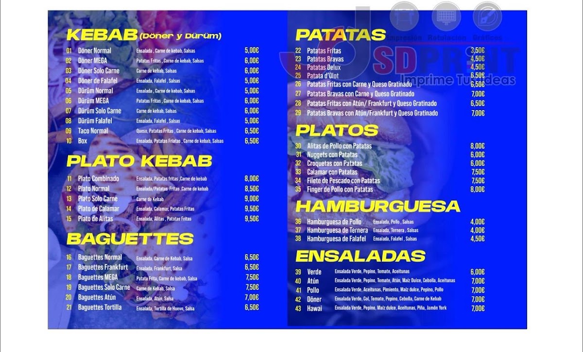 PIZZERIA DEL TURA Photo Menu 3