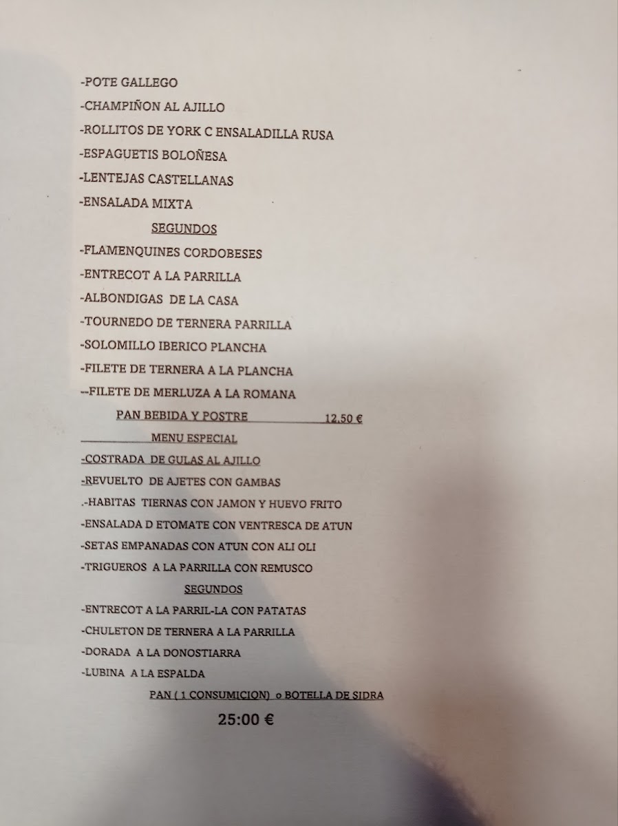El Buitragueño Photo Menu 6