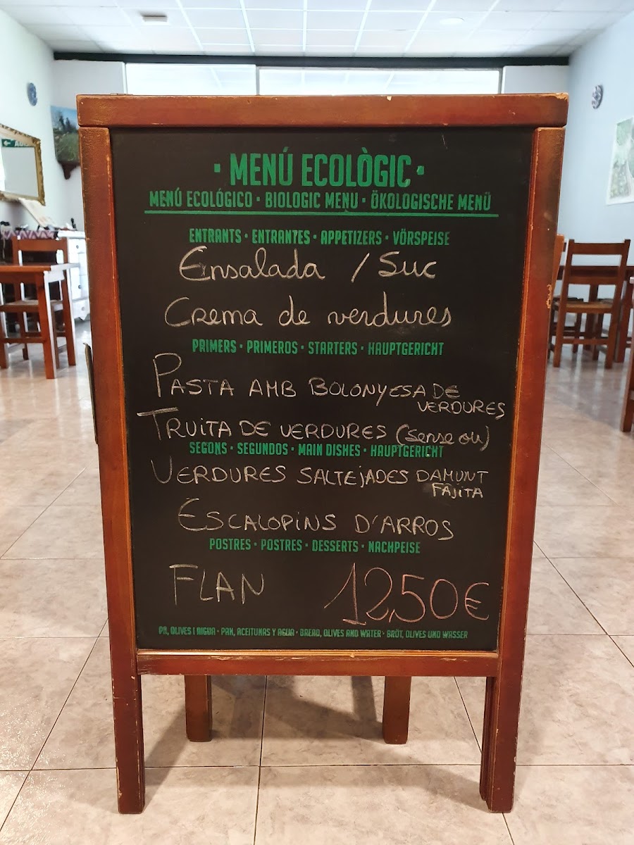 Es Ginebró - Restaurante Vegetariano Photo Menu 4
