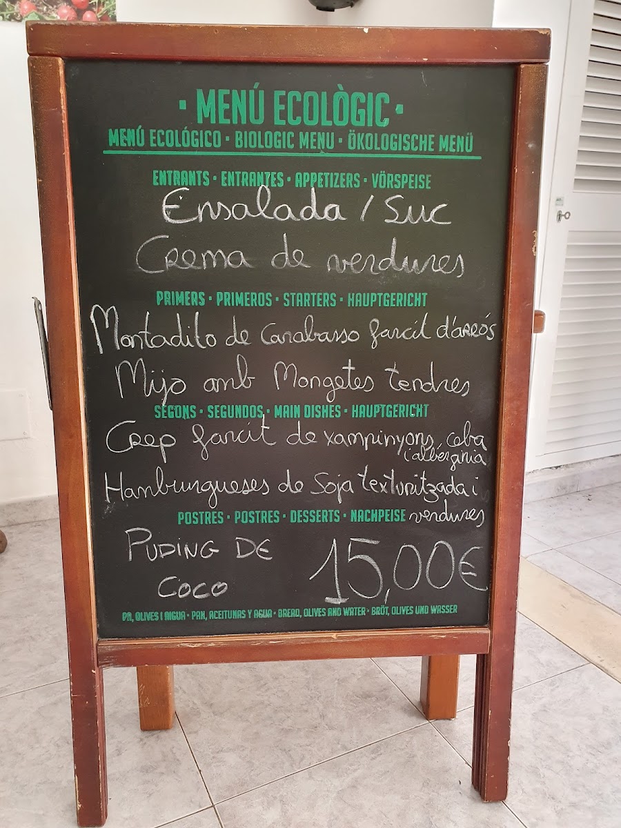 Es Ginebró - Restaurante Vegetariano Photo Menu 5