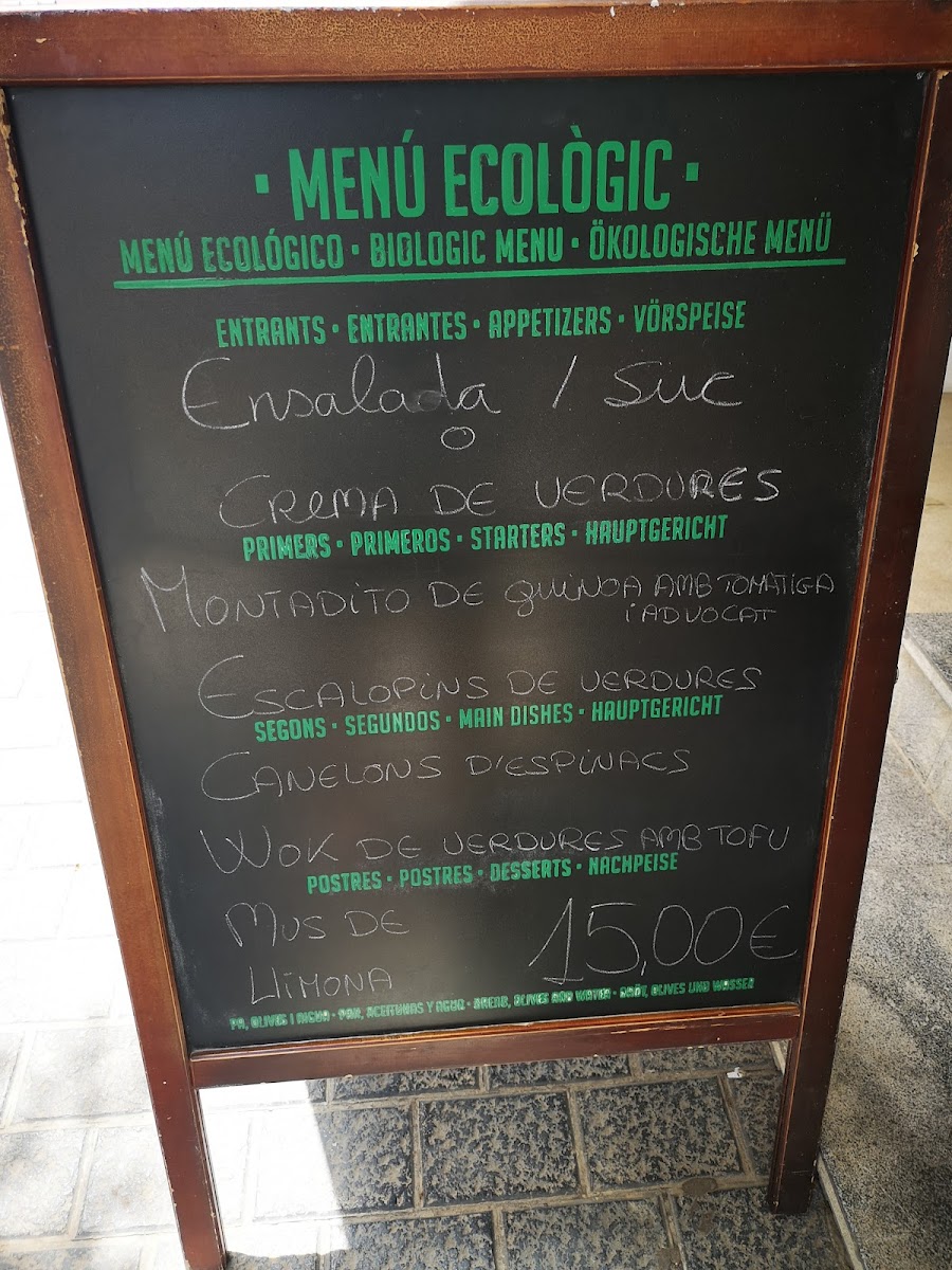 Es Ginebró - Restaurante Vegetariano Photo Menu 7