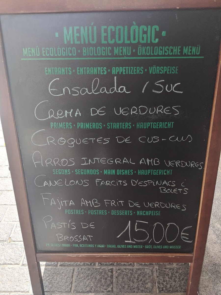 Es Ginebró - Restaurante Vegetariano Photo Menu 9
