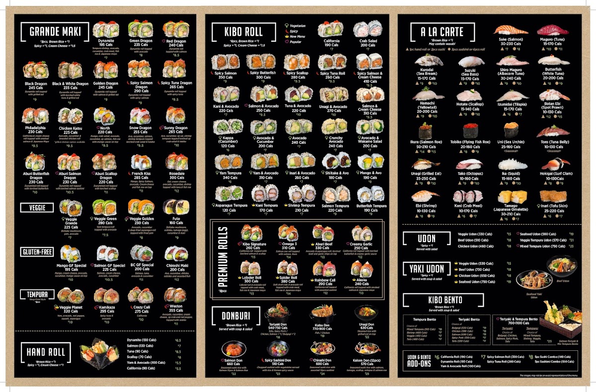 Kibo Sushi House - Sherbourne Photo Menu 4