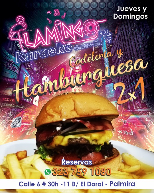 Flamingo Gastrobar Karaoke Photo Menu 1