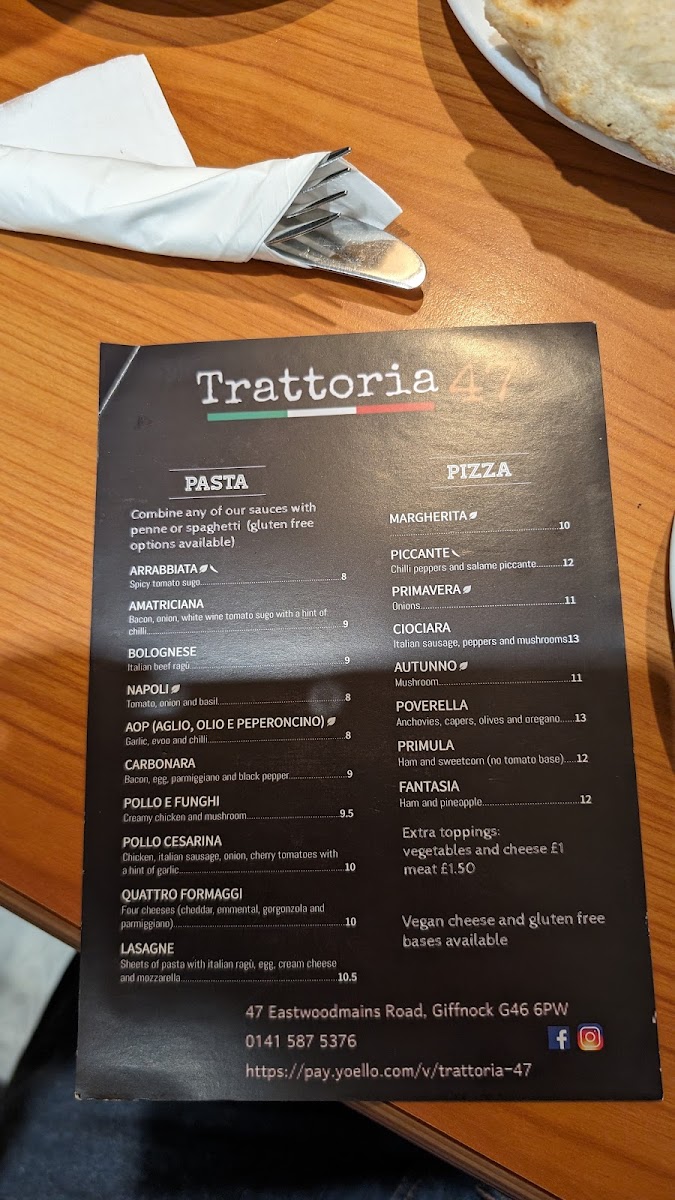 Trattoria 47 Photo Menu 2