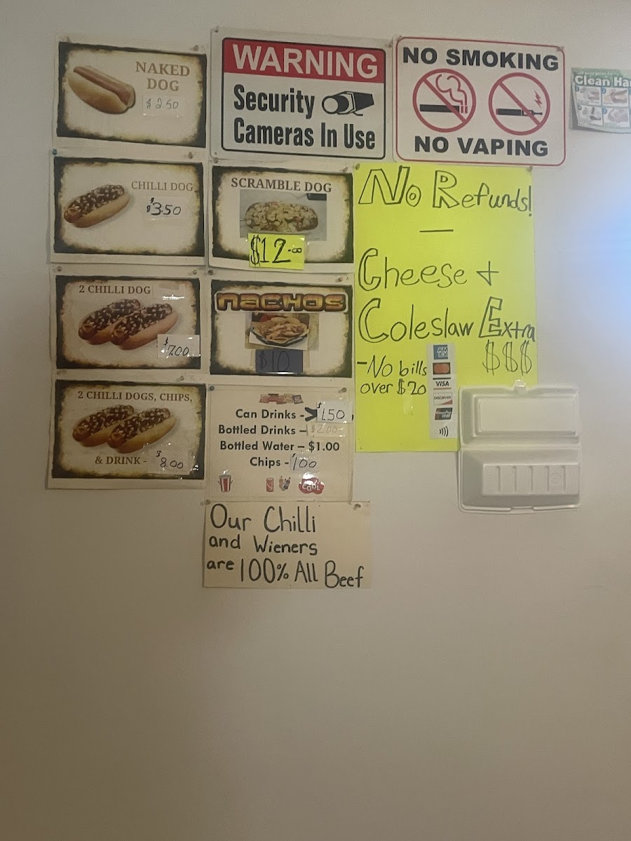 Morris Hot Dogs & BBQ Photo Menu 1