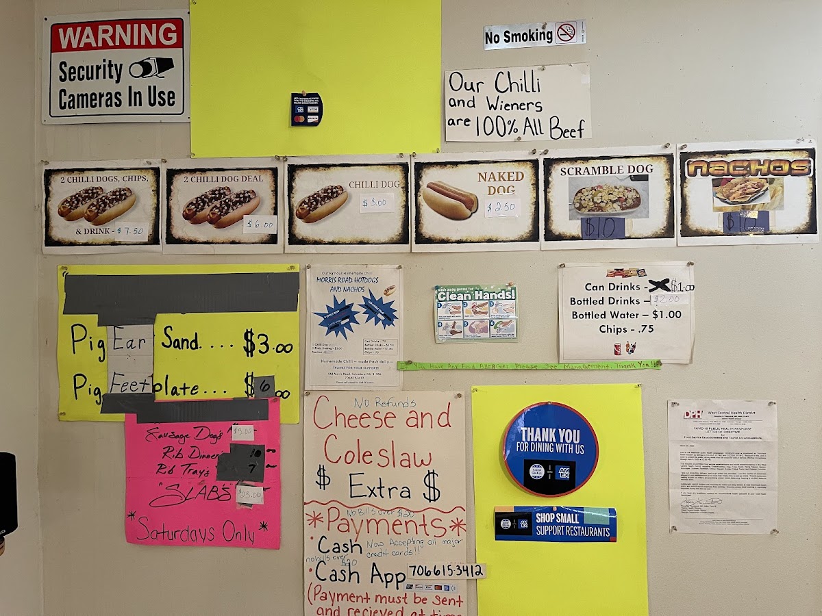 Morris Hot Dogs & BBQ Photo Menu 3