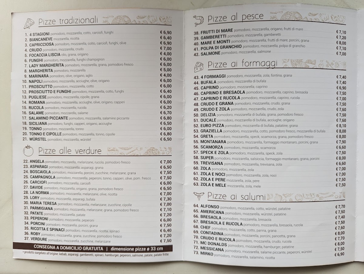 Pizzeria al Parco Photo Menu 1