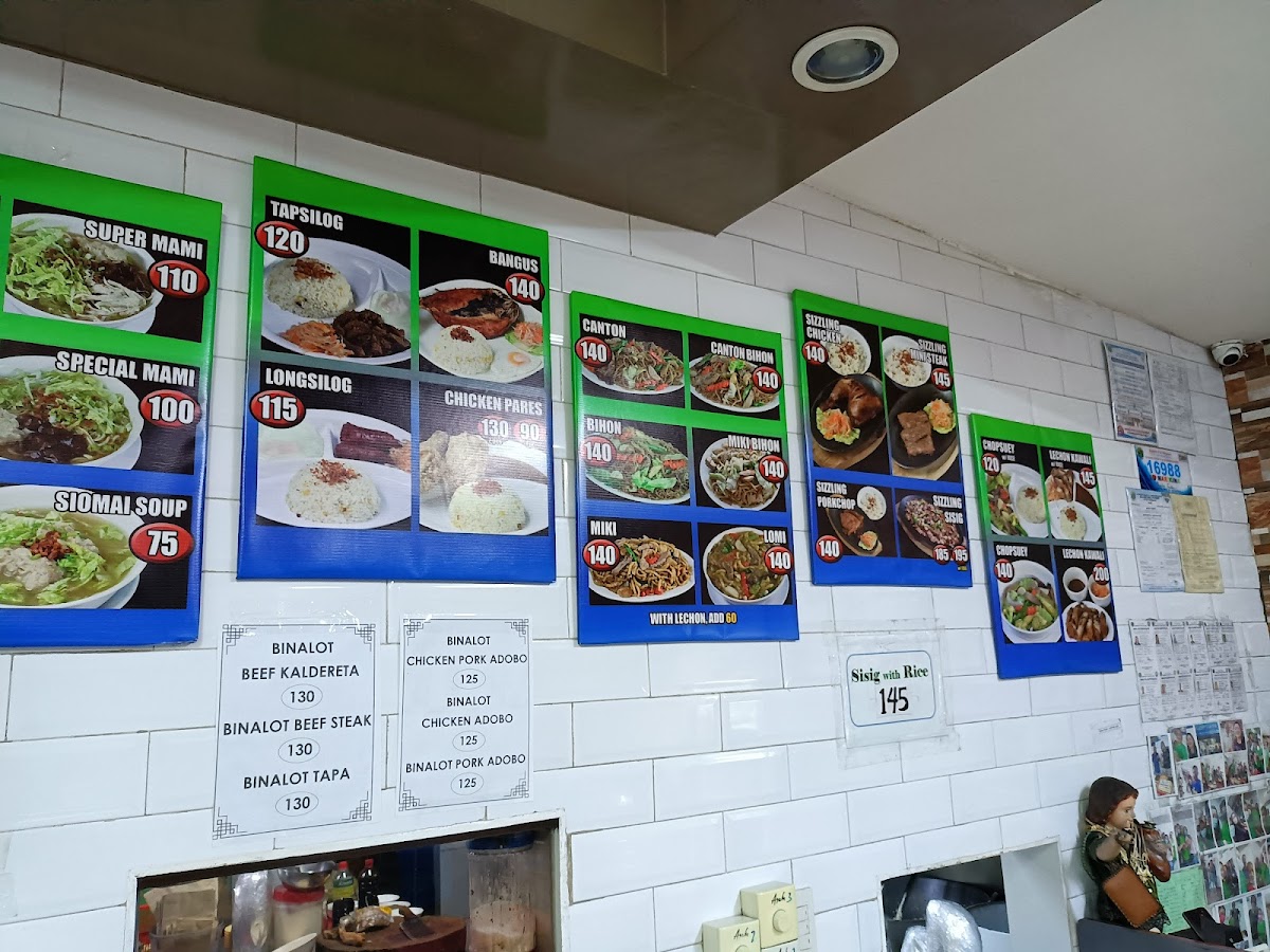 Sulit’s Bistro Photo Menu 1