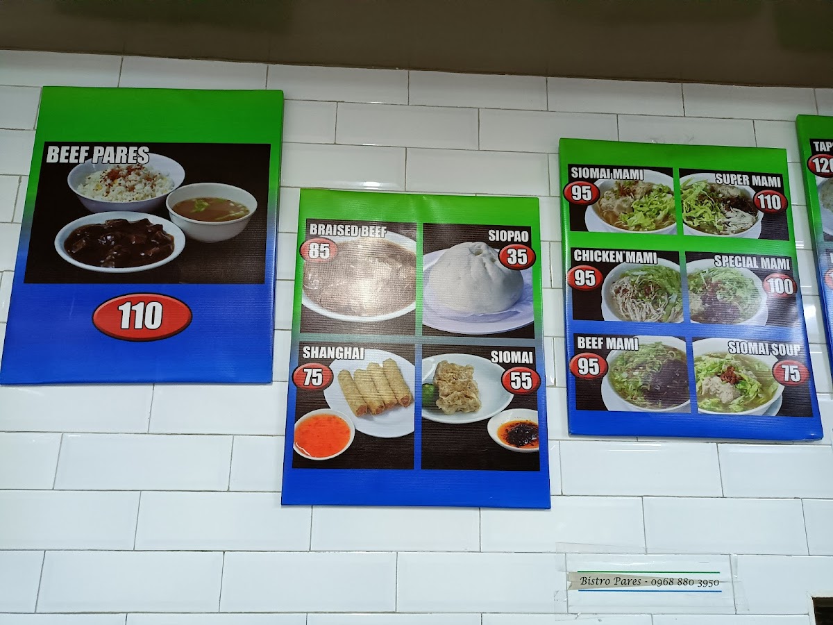 Sulit’s Bistro Photo Menu 2