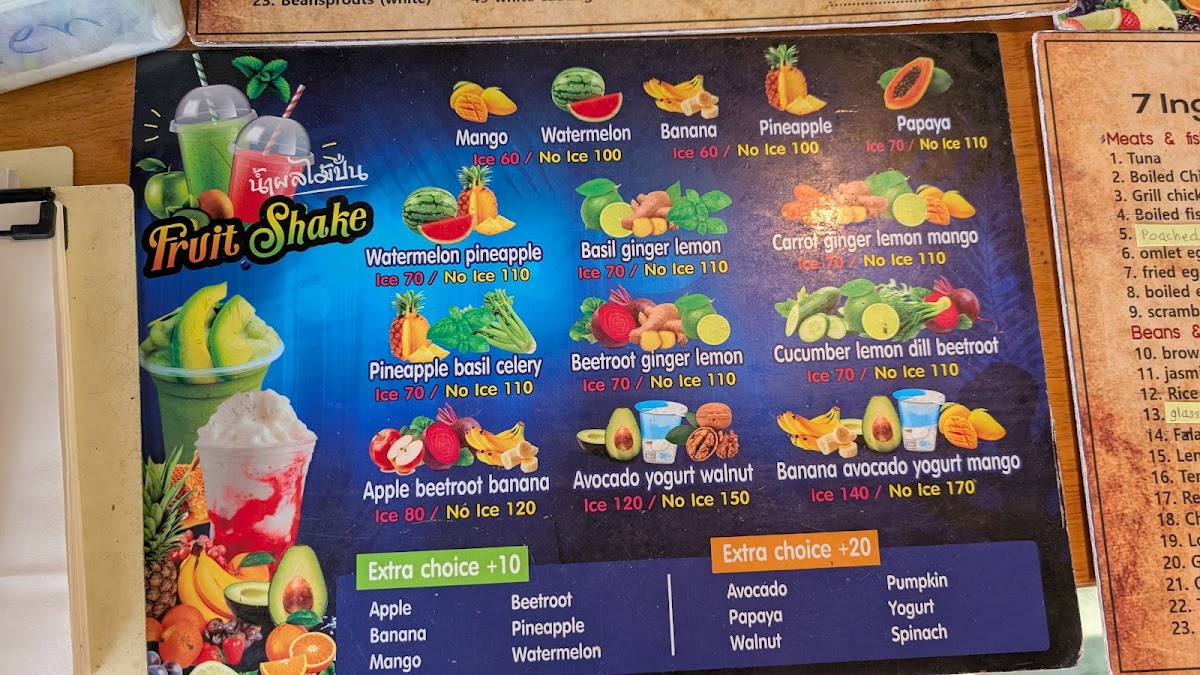 Go healthy srithanu Photo Menu 1
