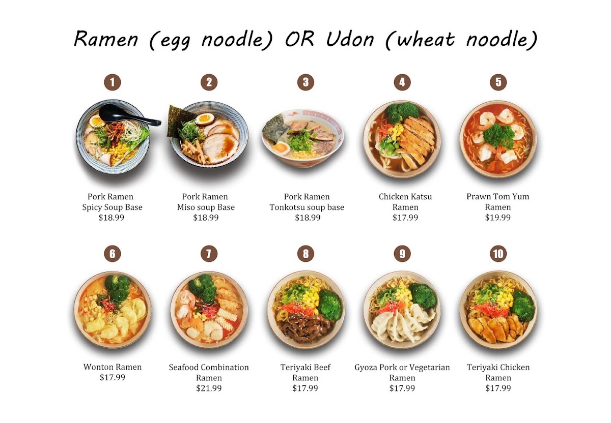 Top Sushi Photo Menu 2