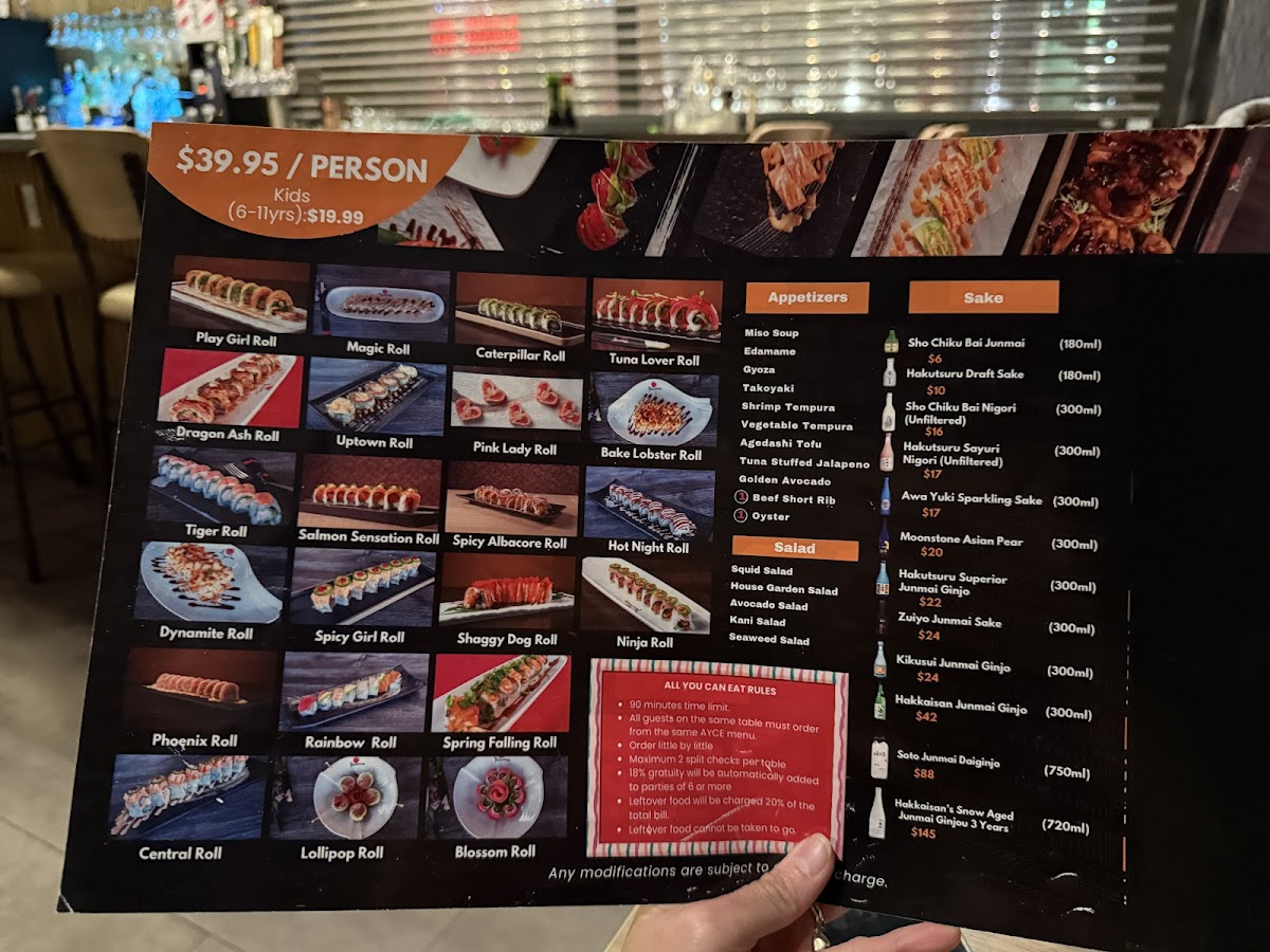 Yama Sushi House - Premium AYCE Sushi Photo Menu 1