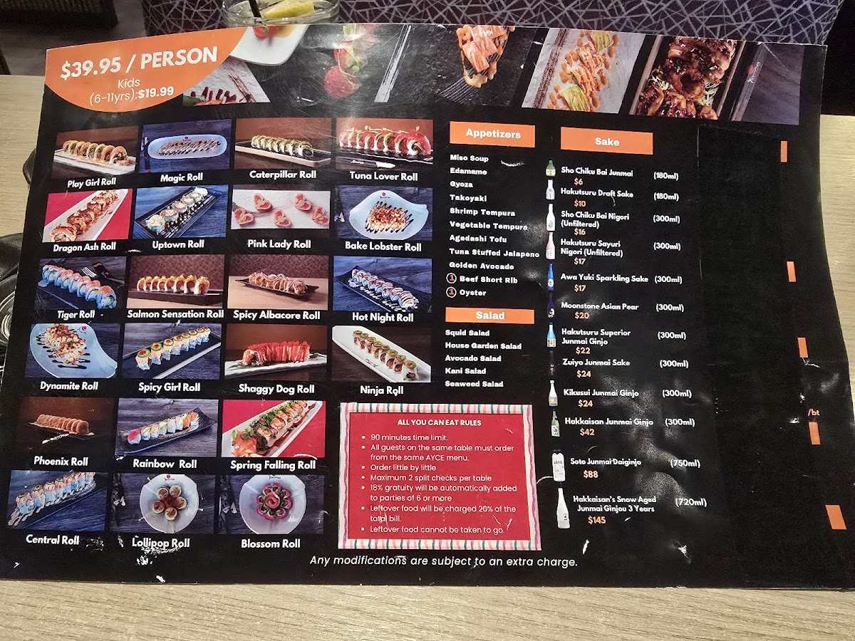 Yama Sushi House - Premium AYCE Sushi Photo Menu 2