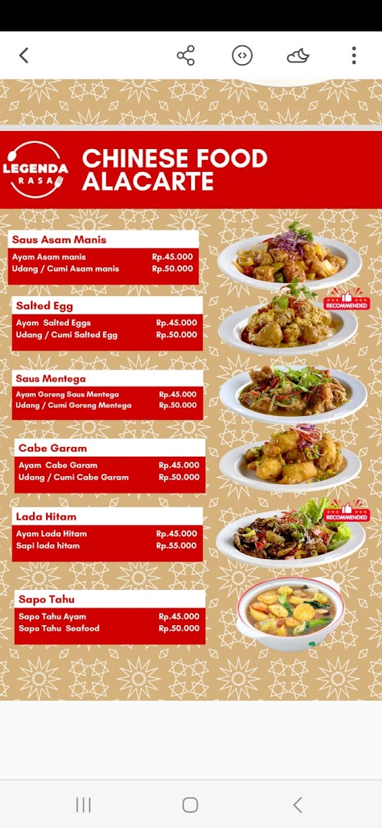 NASI TEMPONG JOSS (By.LEGENDA RASA) Photo Menu 10