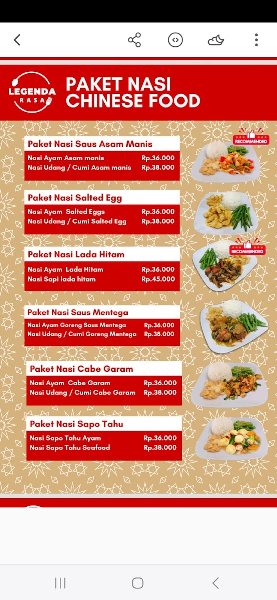 NASI TEMPONG JOSS (By.LEGENDA RASA) Photo Menu 6
