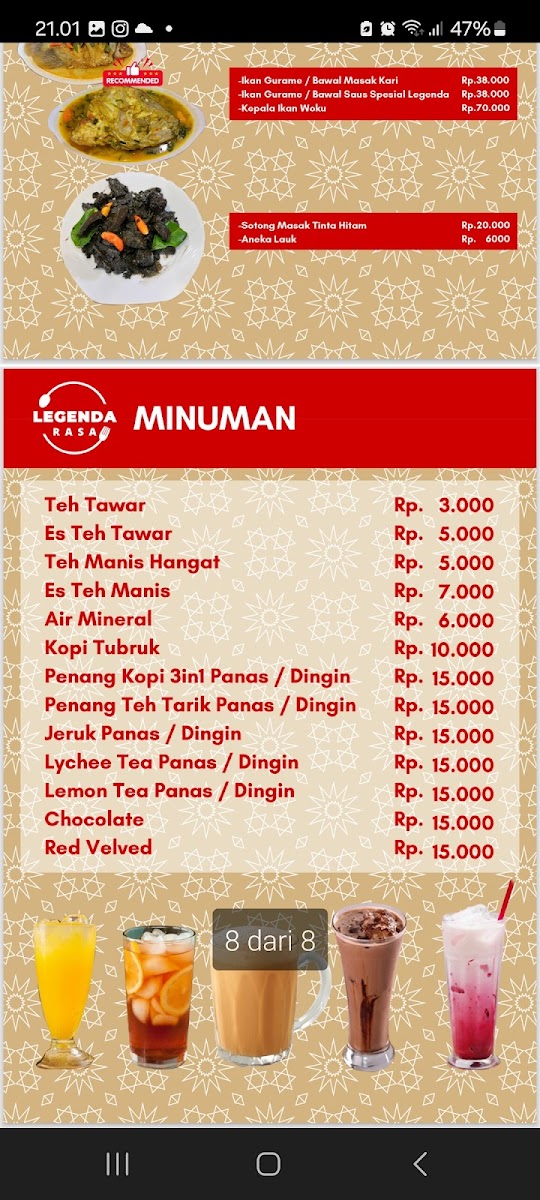 NASI TEMPONG JOSS (By.LEGENDA RASA) Photo Menu 9