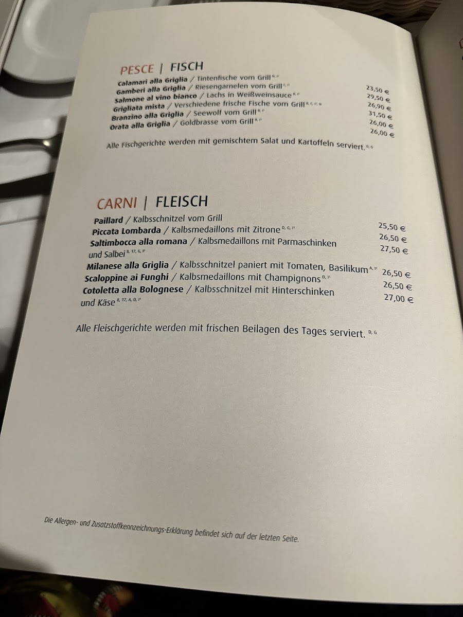 Trattoria La Piazza Photo Menu 9