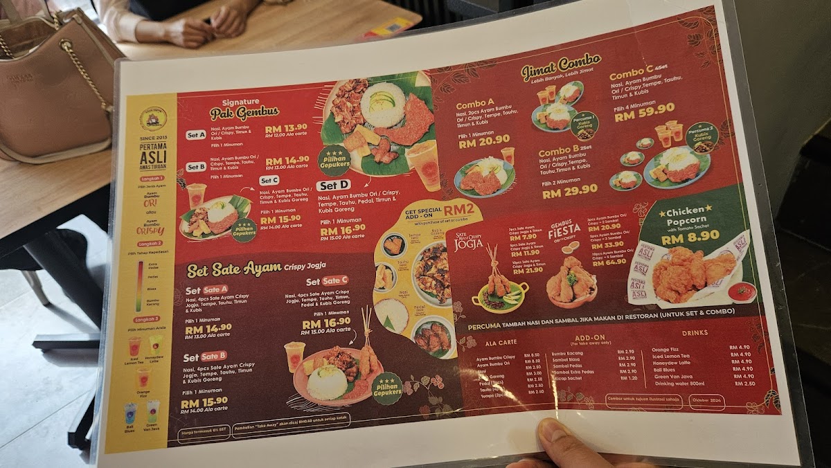 Ayam Gepuk Pak Gembus Teluk Intan Photo Menu 2