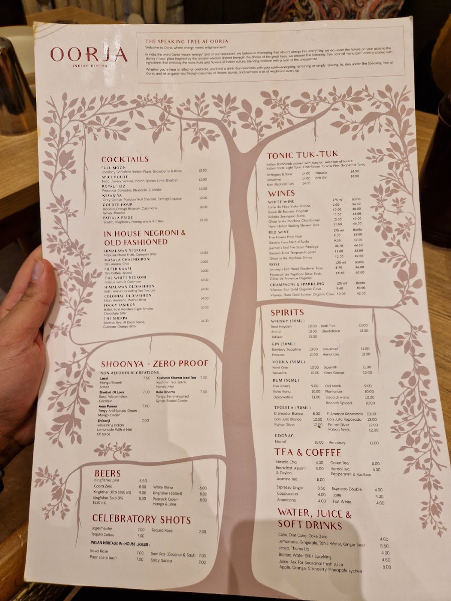 Oorja Indian Dining Photo Menu 8