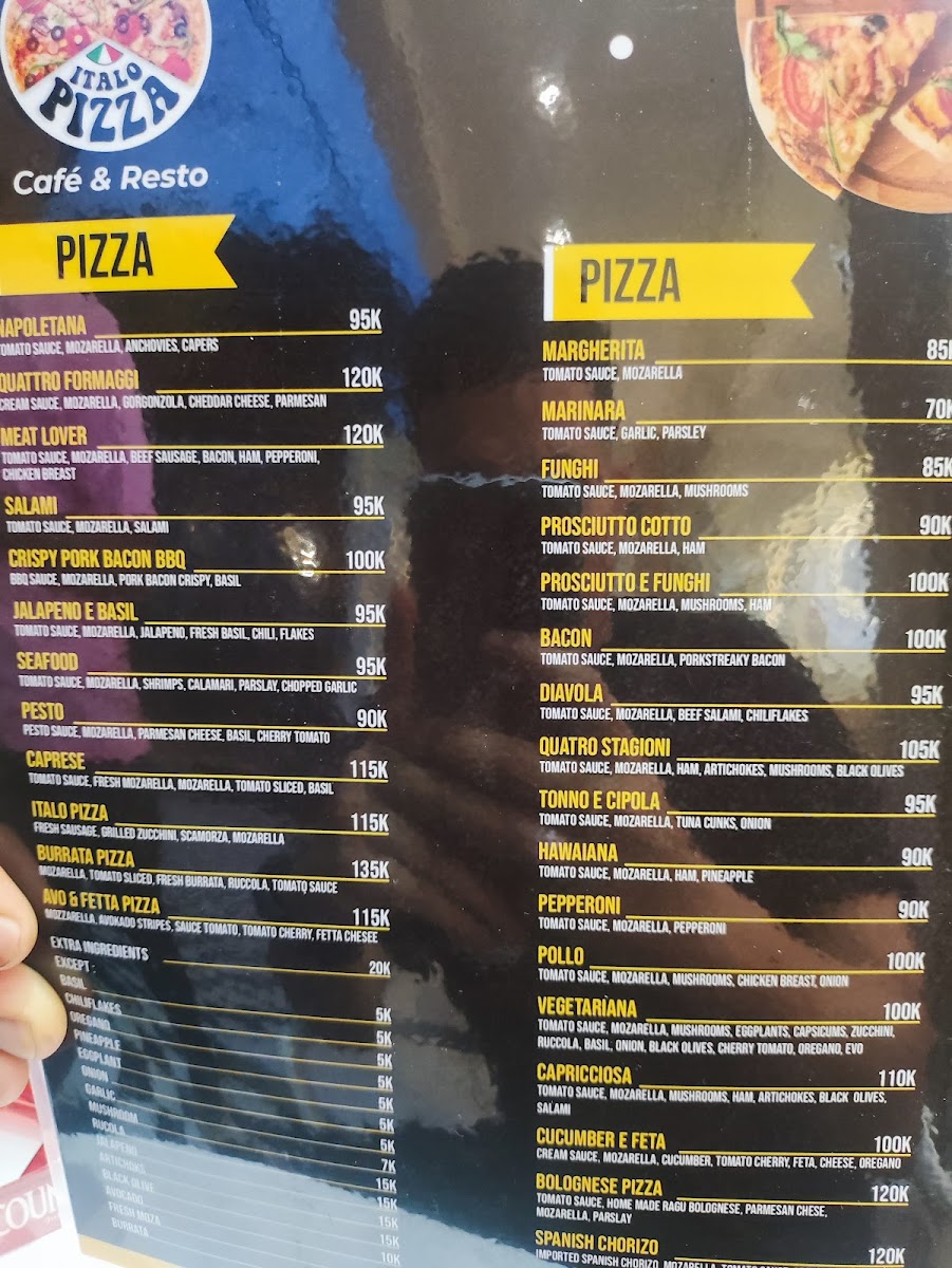 Italo 5 Photo Menu 1