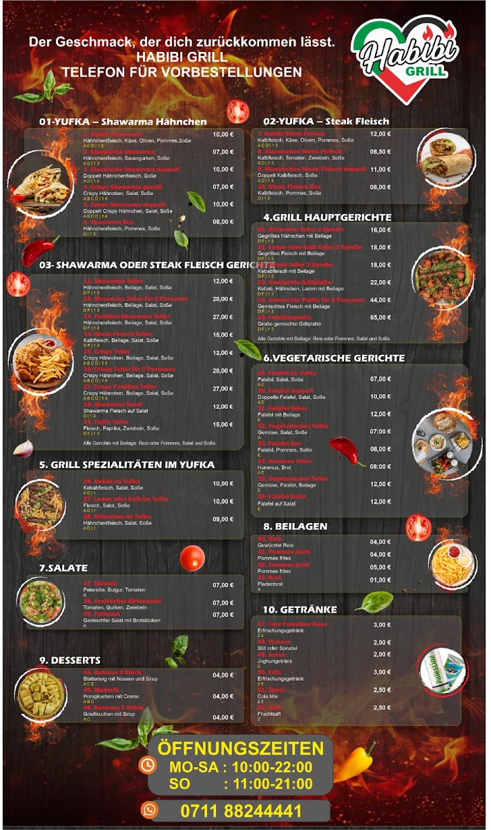 Habibi Grill Photo Menu 2
