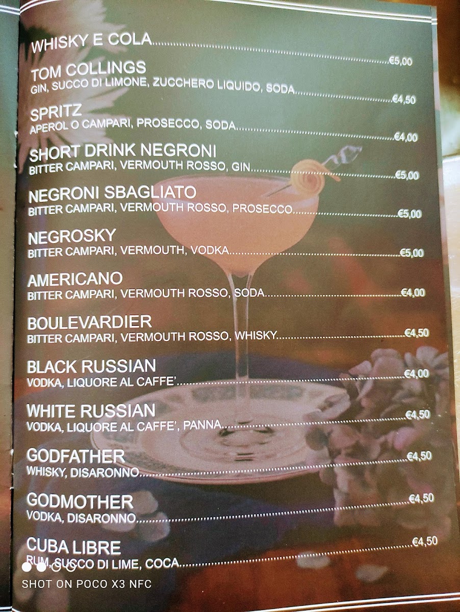 Caffè Michelangelo Photo Menu 2