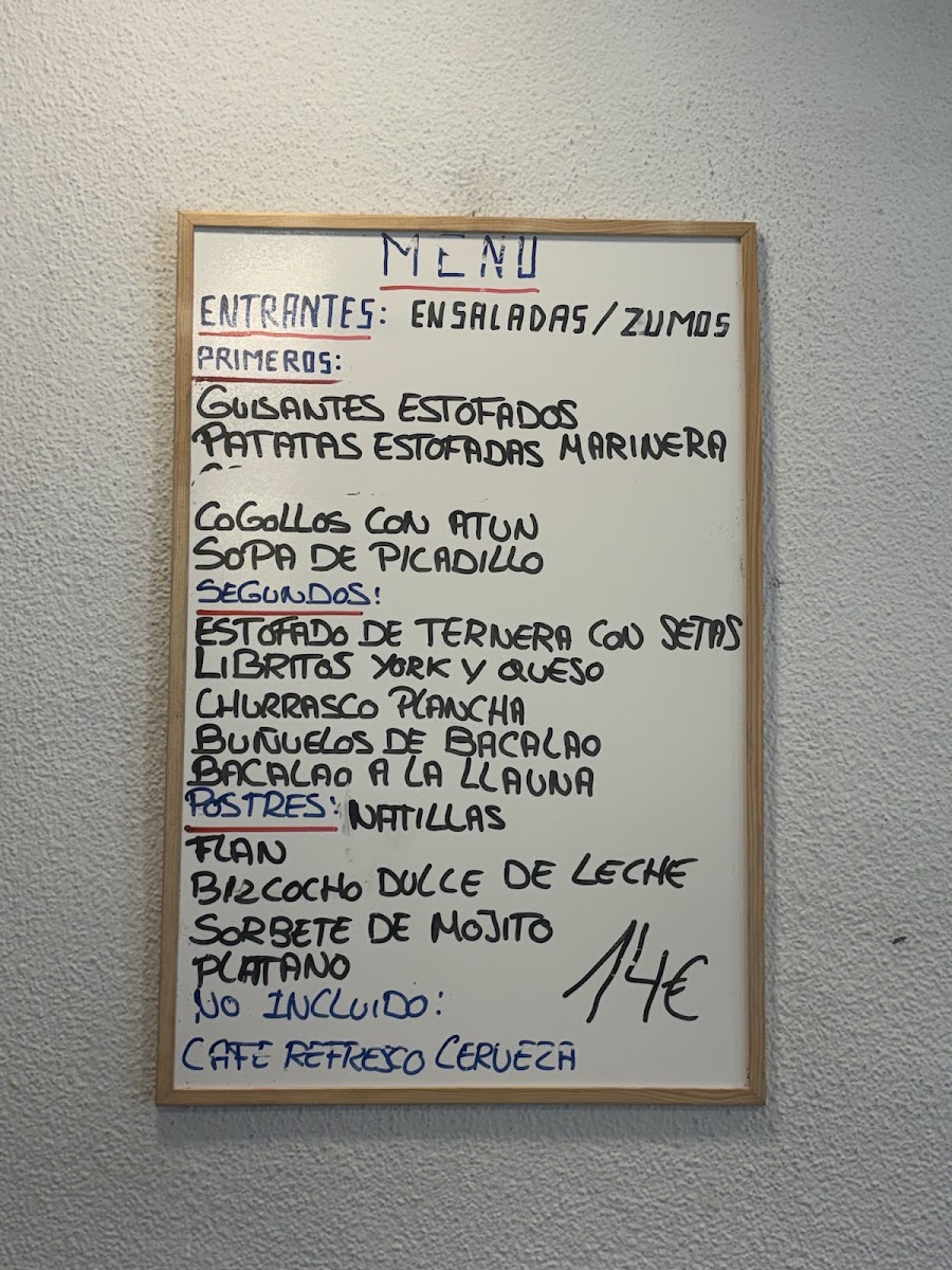 Restaurant Can Pedra Antiga Photo Menu 3