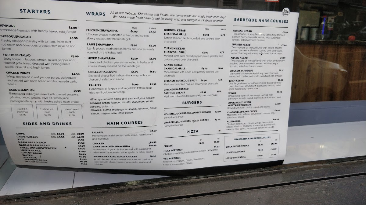 Hajar’s Shawarma King Photo Menu 7