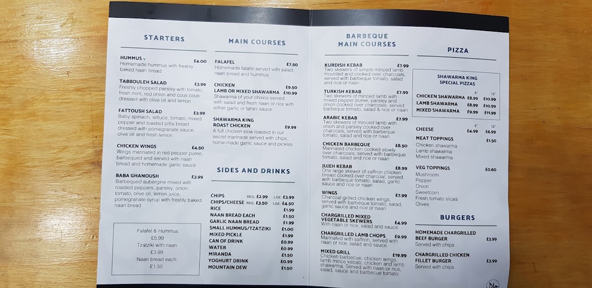 Hajar’s Shawarma King Photo Menu 8