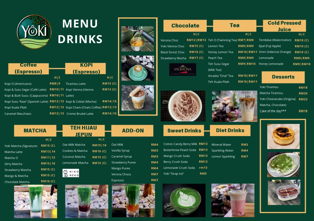 Yoki Cafe & Eatery Photo Menu 2