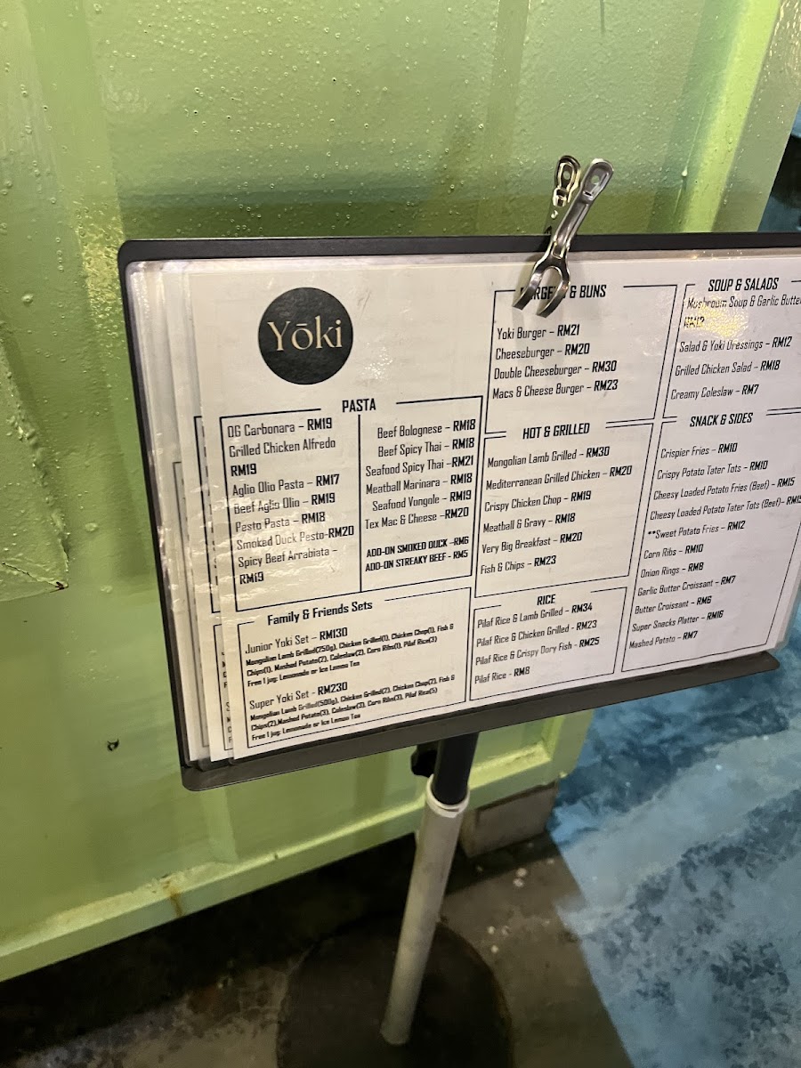 Yoki Cafe & Eatery Photo Menu 5