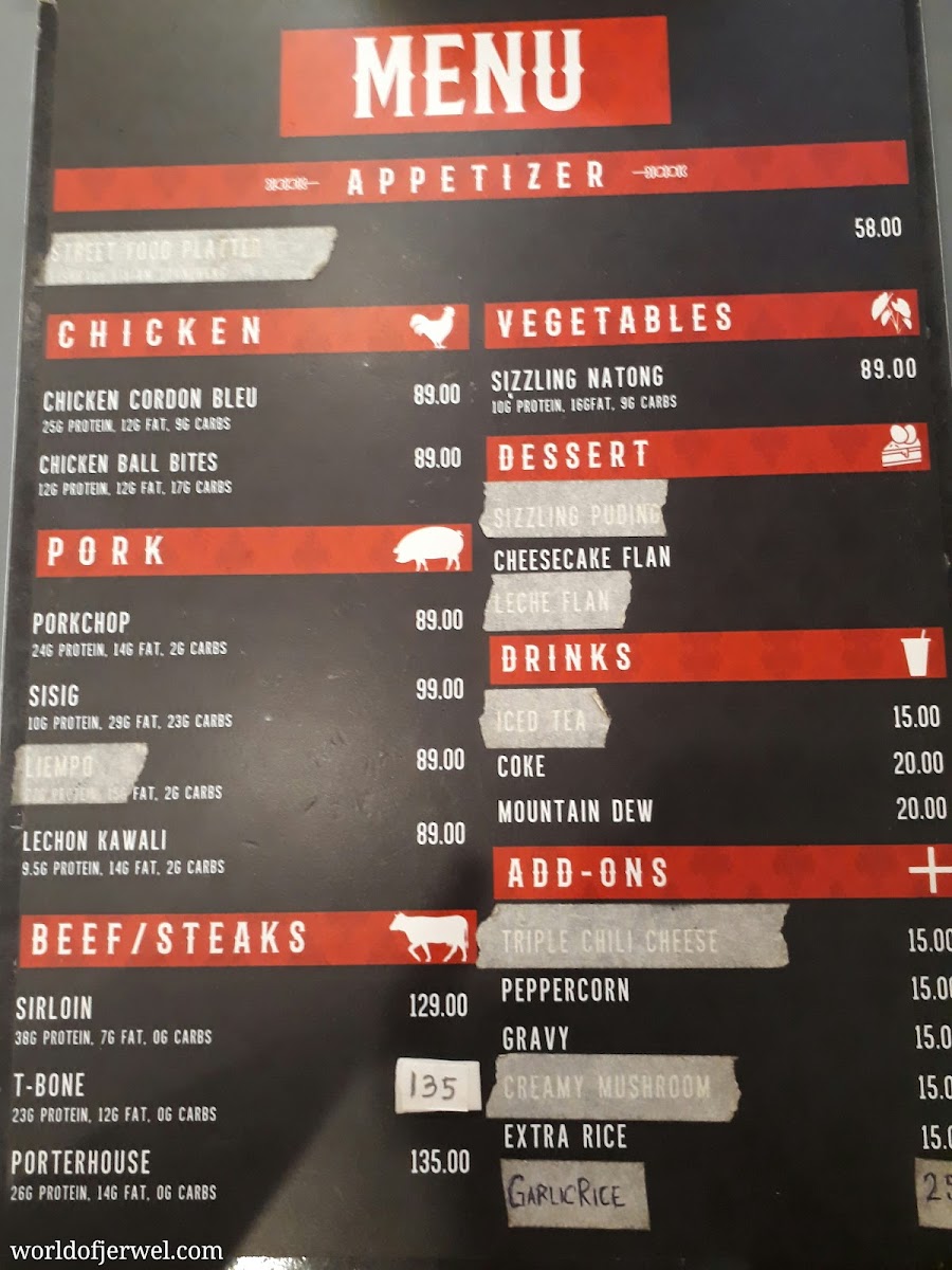 Iron Pan Steakhouse Photo Menu 1