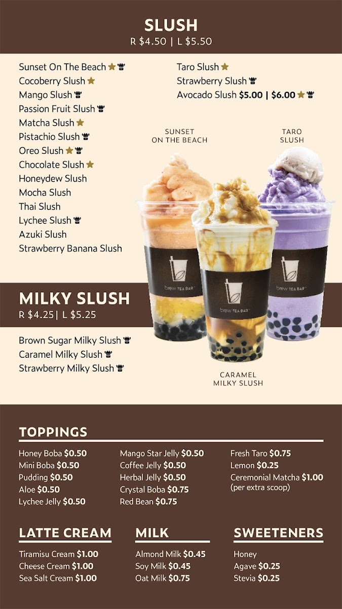 BREW TEA BAR Photo Menu 3