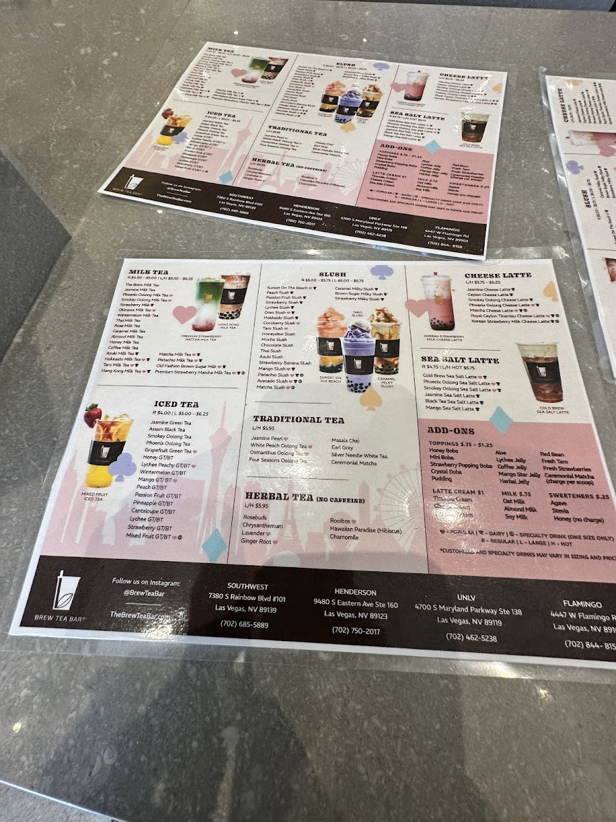 BREW TEA BAR Photo Menu 9