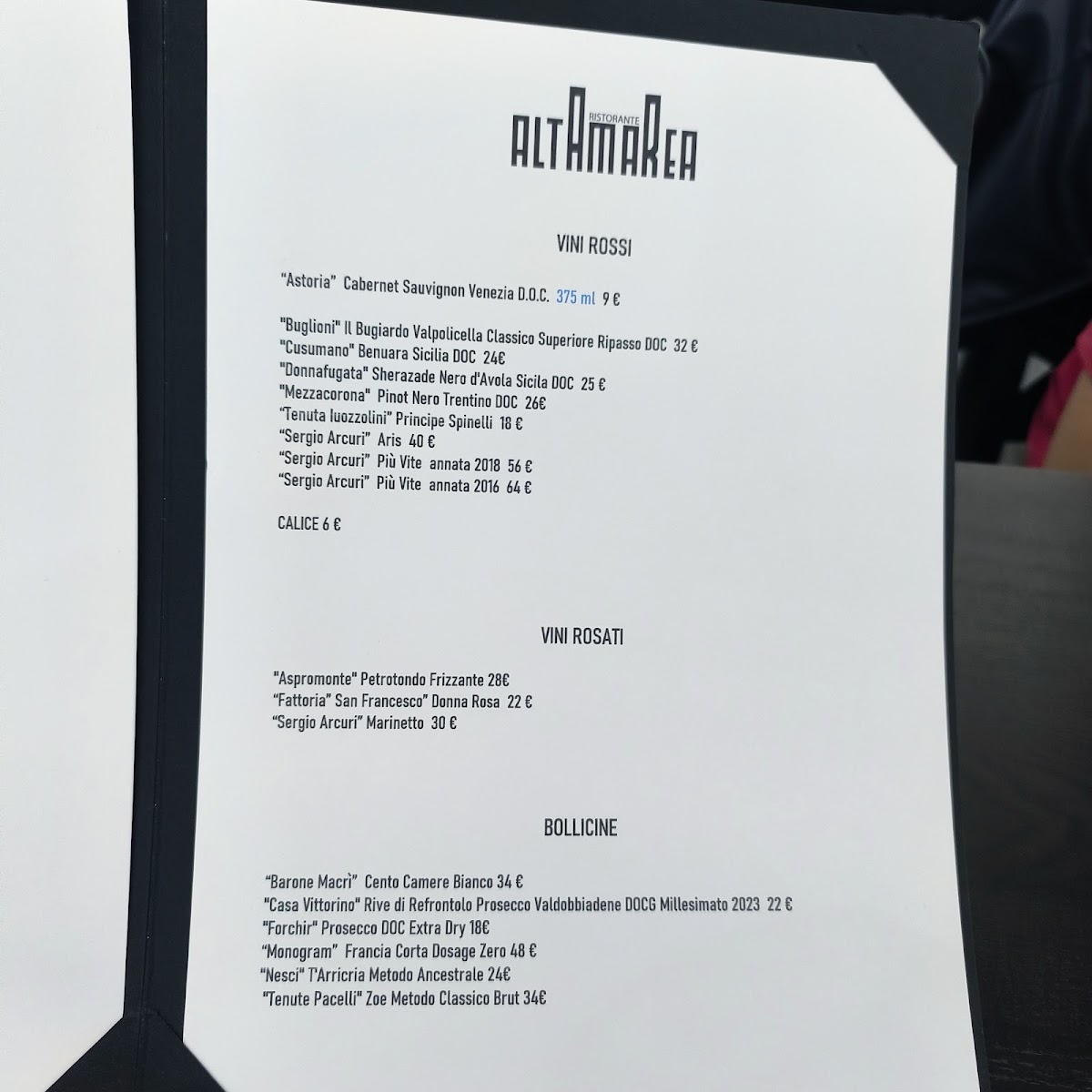 Altamarea | Ristorante Photo Menu 1