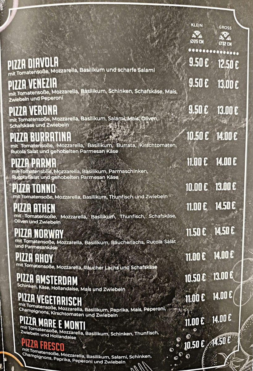 Pizza Fresco Photo Menu 2