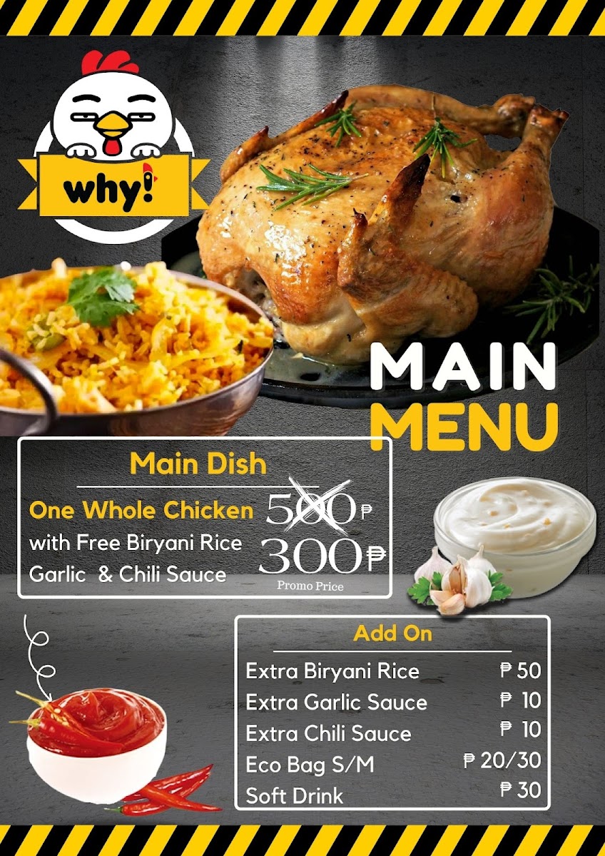 Why Chicken Davao Photo Menu 1