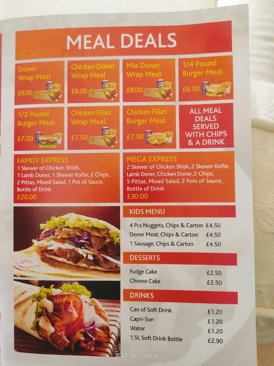 Express kebab Photo Menu 2