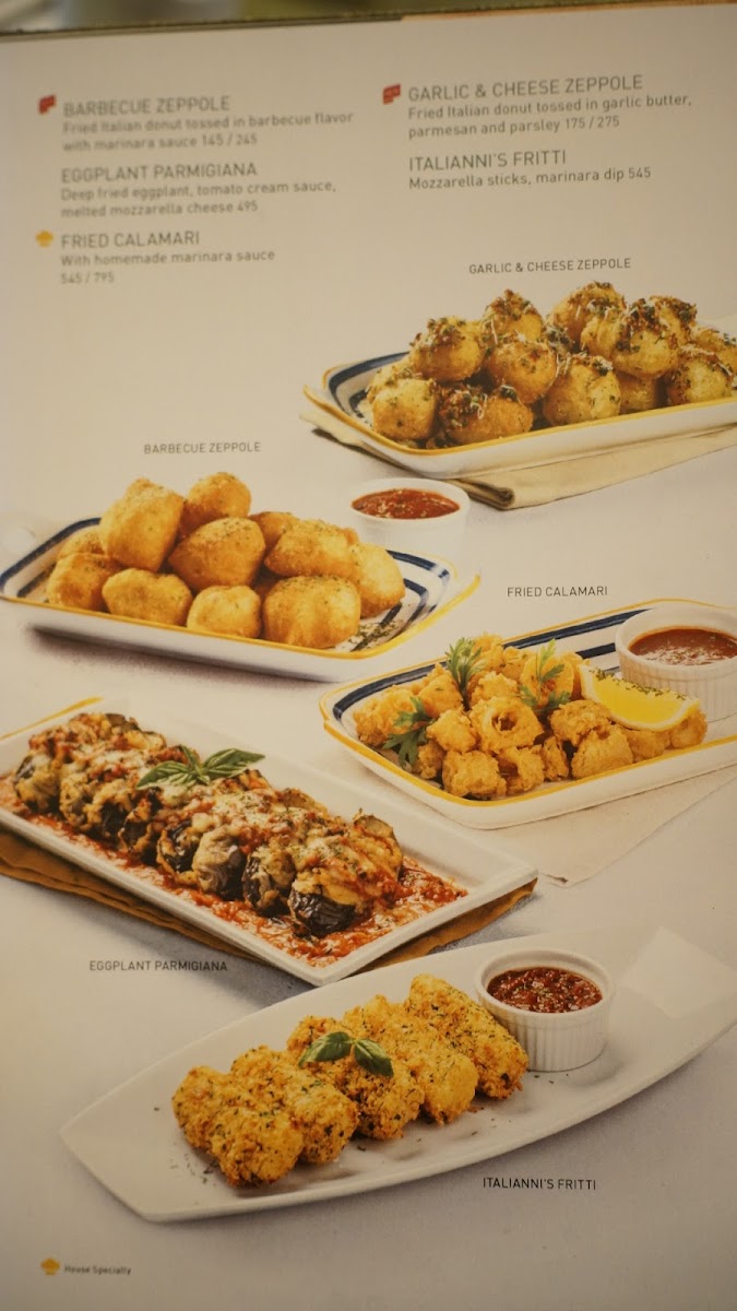 Italianni’s Photo Menu 10