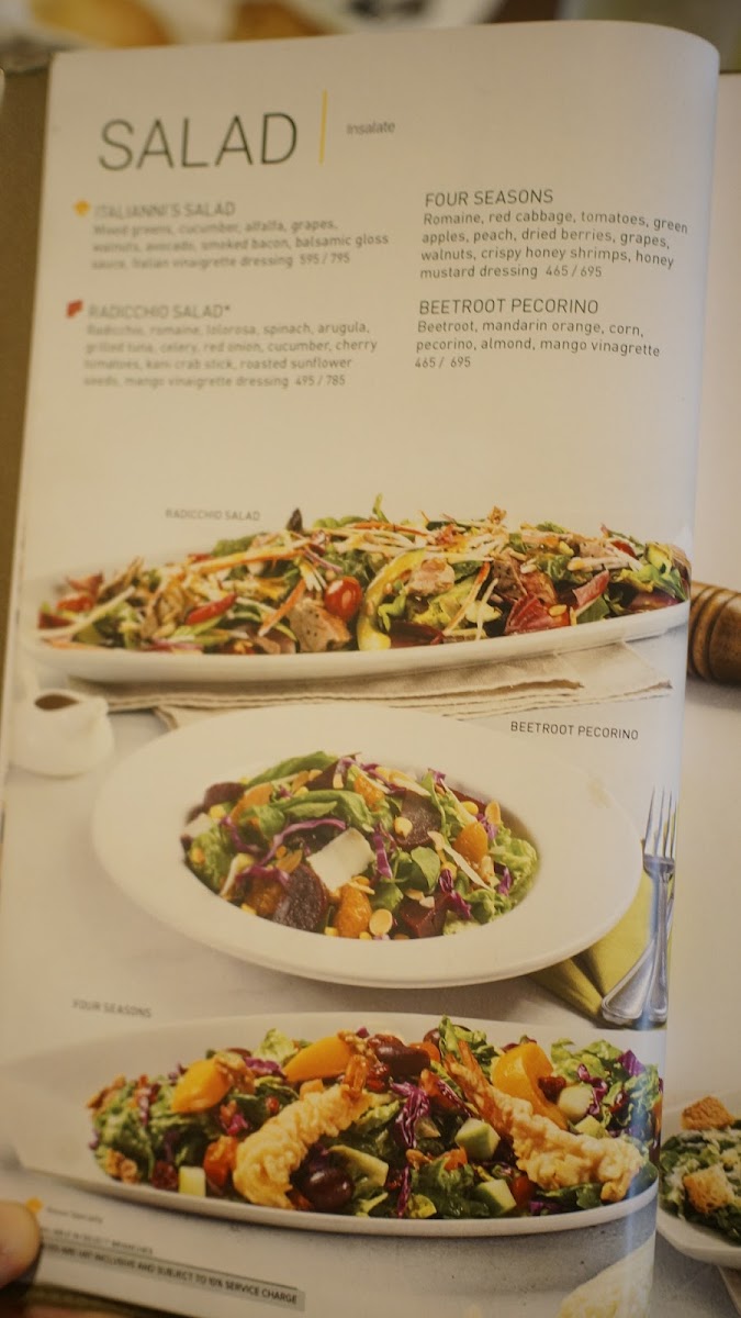 Italianni’s Photo Menu 8