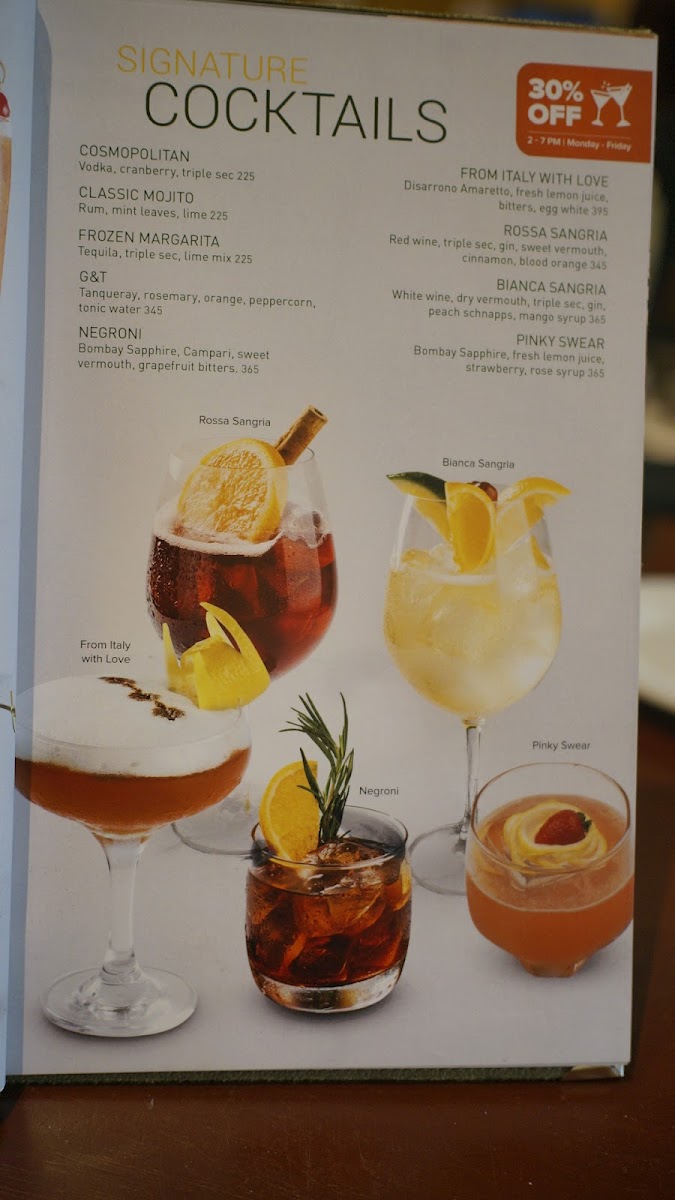 Italianni’s Photo Menu 9