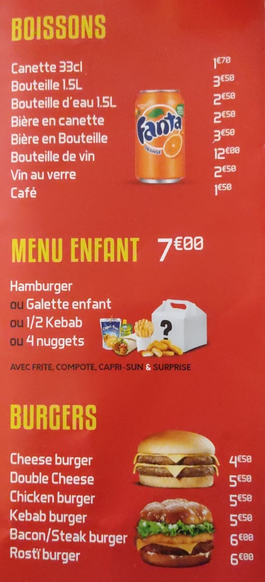 Kebab des petits champs Photo Menu 7