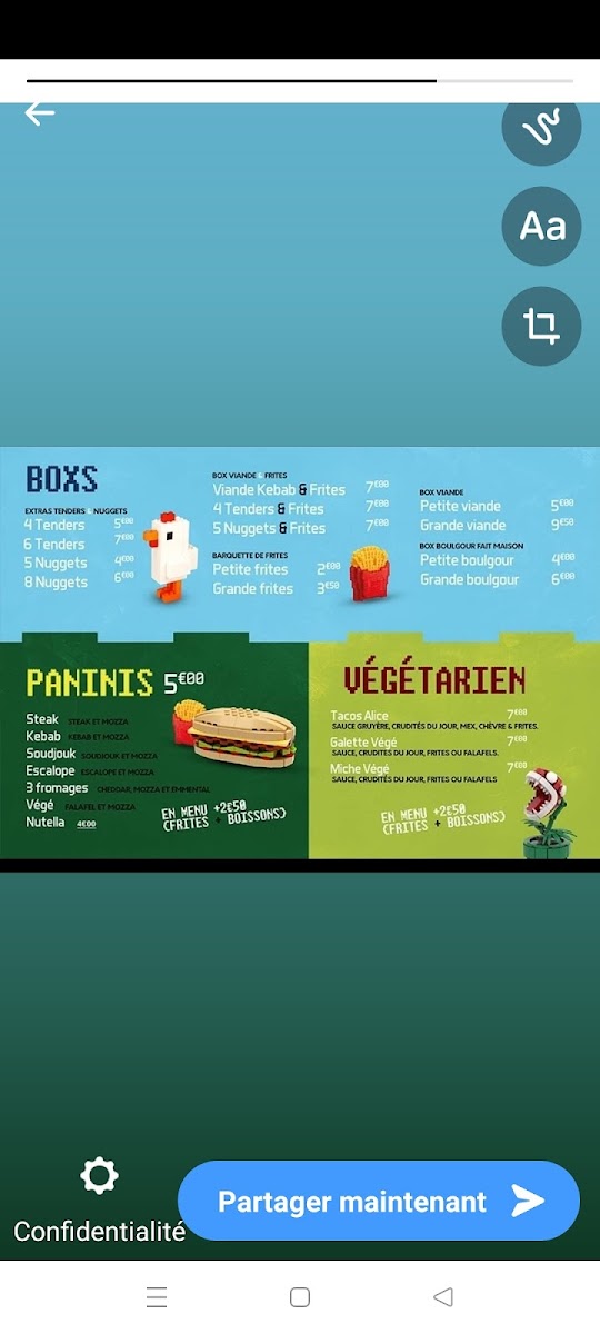 Kebab des petits champs Photo Menu 8