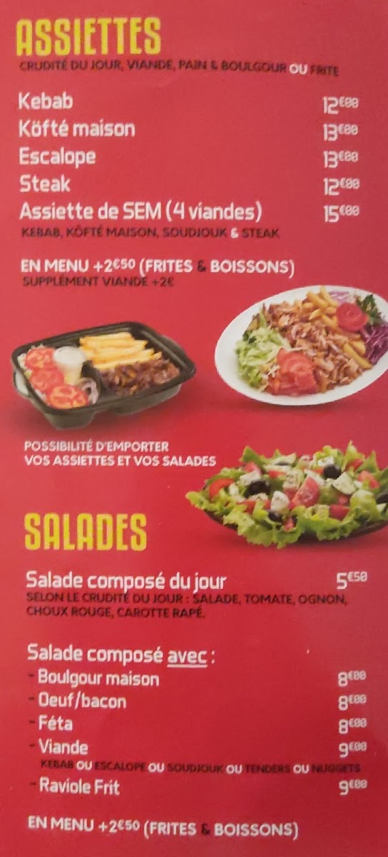 Kebab des petits champs Photo Menu 9