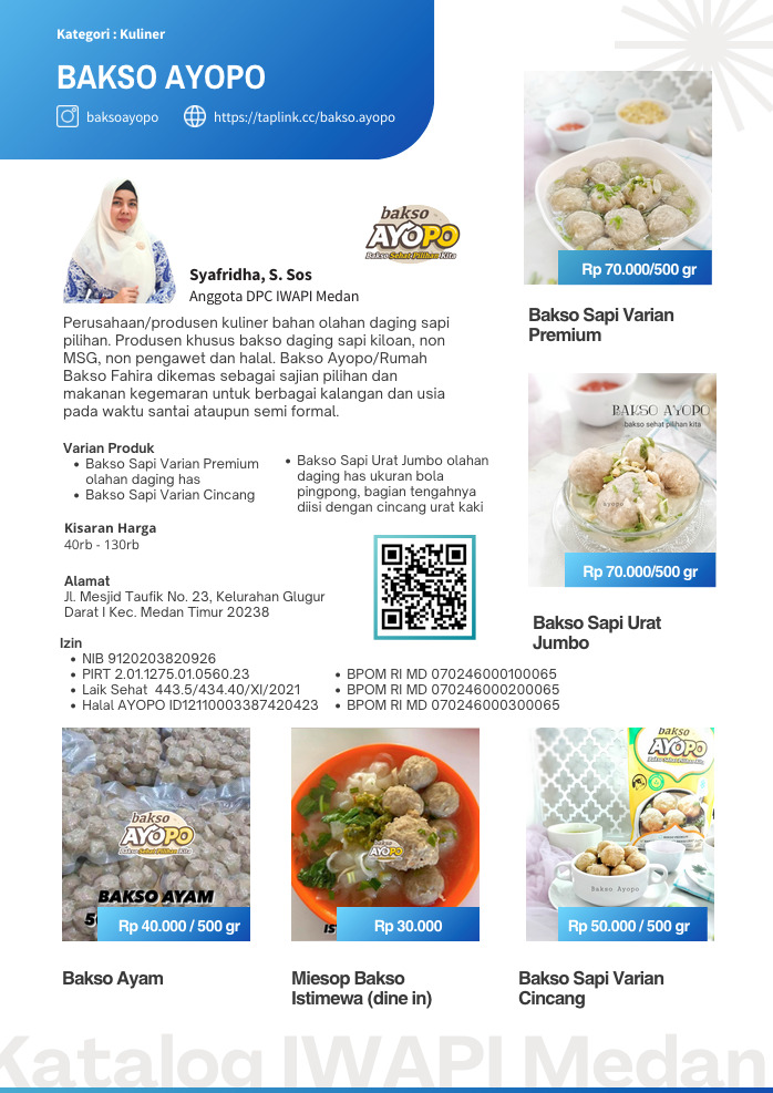 BAKSO AYOPO Photo Menu 2