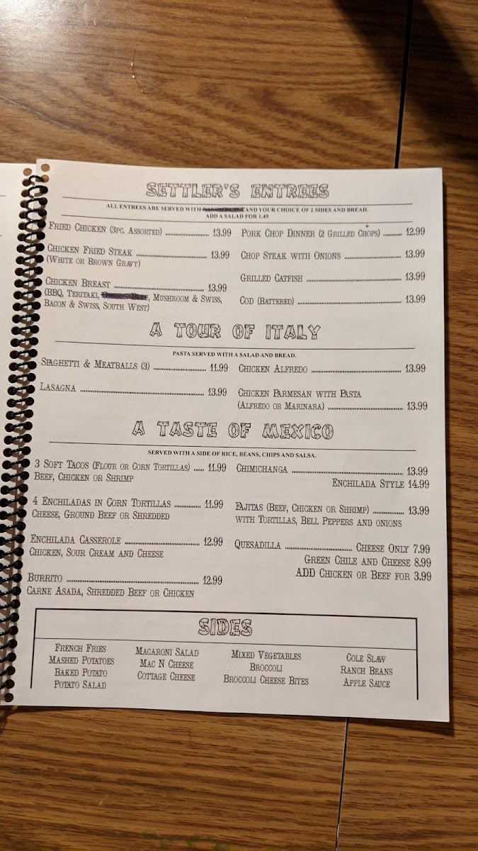 Chuckwagon Grill Photo Menu 3
