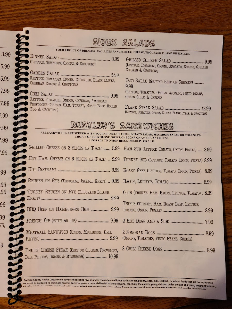 Chuckwagon Grill Photo Menu 4